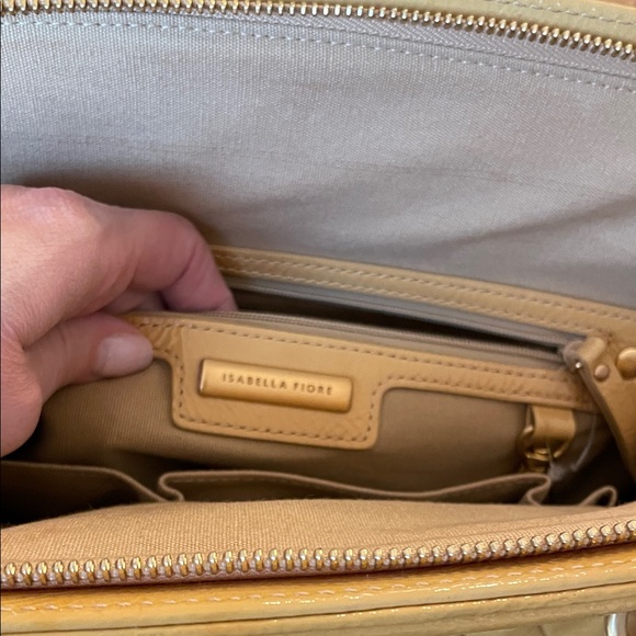 Vintage Isabella Fiore Yellow Quilted Bag Think Spring! - Picture 4 of 11